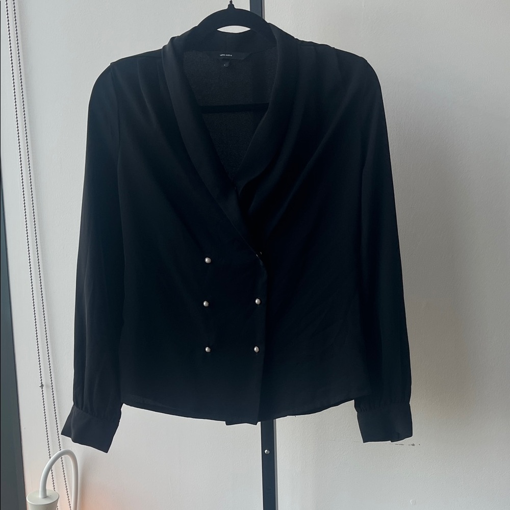 Vero Moda Black Double-Breasted Women's Top